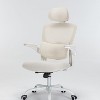 Best Ergonomic Mesh Office Chair With Lumbar Support,Flip-Up Arms,Swivel Desk Chair High Office Chair With Wheels-The Pop Home - 2 of 4