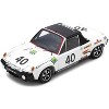 Porsche 914/6 #40 "Etablissements Sonauto" "24 Hours of Le Mans" (1970) with Acrylic Display Case 1/18 Model Car by Spark - 2 of 3