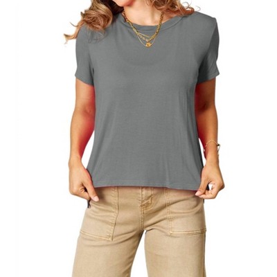 Basic Bae - Full Size Round Neck Short Sleeve T-Shirt
