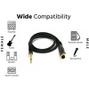 Monoprice XLR Female to 1/4in TRS Male Cable - 10 Feet | 16AWG, Gold Plated - Premier Series - 3 of 4