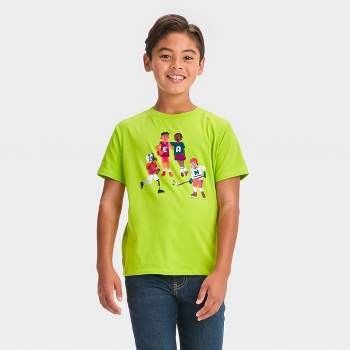 Boys' Short Sleeve Sports Friends Graphic T-Shirt - Cat & Jack™ Light Green
