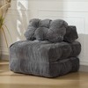 3-in-1 Folding Convertible Sofa Bed with Pillow Foldable Matress with Back Support, Comfy Portable Sleeper Chair Floor Sofa Lounge for Living Room - 3 of 4