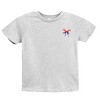 The Juniper Shop Patriotic Bow Star Coquette Youth Short Sleeve Tee - 3 of 4