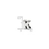 Black Bow Jewelry Sterling Silver Letter K Polished Bead Charm, 10mm - 2 of 3