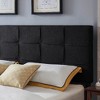 Minimalist Tufted Waffle Stitch Upholstered Headboard – Adjustable Height King/California King Size Headboard -Christopher Knight Home - 3 of 4