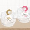 Big Dot of Happiness Little Princess Crown - Pink and Gold Princess Baby Shower or Birthday Party Paper Beverage Markers for Glasses Drink Tags 24 Ct - 3 of 4