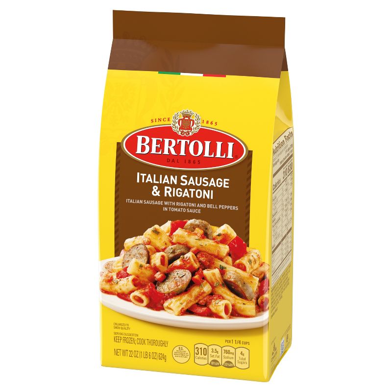 Bertolli Frozen Italian Sausage &#38; Rigatoni Dinner - 22oz, 4 of 5