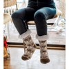 5 Star Super Deals Women's Thermal Fleece Lined Socks – Plush Fleece, Warm & Toasty Footwear – Non-Skid Gripper Bottom - 2 of 4