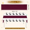 Unique Bargains Romantic Light Elegant Table Runner for Wedding Party Decoration 1 Pc - 2 of 4