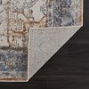 Hauteloom Blue Orange Hera Washable area rug - 4 of 4