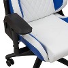 Ezra Adjustable Leg Rest Gaming Chair White - Mibasics : Target