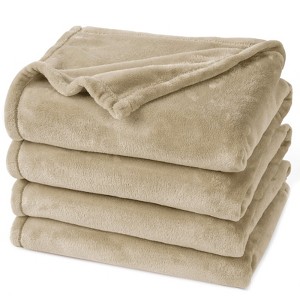 Itopfox Ultra Soft Fleece Blanket Queen Size, No Shed No Pilling Luxury Plush Cozy 300GSM Lightweight Blanket for Bed, Couch, Chair, Sofa Suitable - 1 of 4