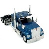 Kenworth W990 with Flat Top Sleeper Cab Blue Metallic 1/87 (HO) Scale Plastic Model Car by HO Logistics - 4 of 4