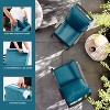 ARTPLAN Deep Seat Outdoor Cushion,Set 24"x24"x6" ,18x24" Bench Outdoor Chair Cushions, Polyester Fill Back for Patio Furniture ,Square - 4 of 4