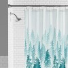 LunaLulinlk Treeline Fabric Shower Curtain, 72" x 72" - 2 of 4