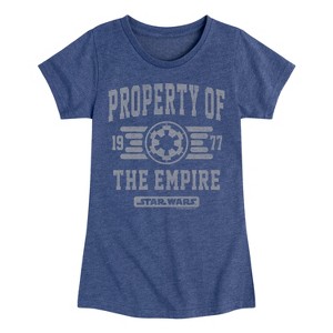 Girls' - Star Wars - Property Of Empire Fitted Short Sleeve Graphic T-Shirt - 1 of 4