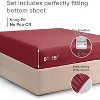 Premium Fitted Sheet Ultra Soft & Breathable - Deep Pocket for 8"-16" Mattresses - CGK Linens - 3 of 4