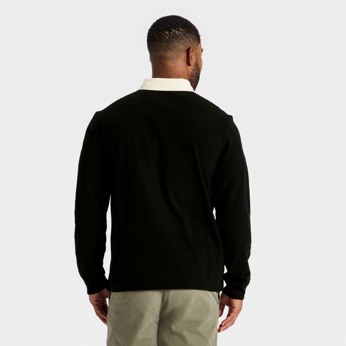 Men's Long Sleeve Rugby Shirt - Goodfellow & Co™ - thumbnail 2