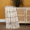 Parkland Collection,Ishan Eclectic Beige 52" X 67" Woven Handloom Throw - 2 of 4