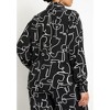 ELOQUII Women's Plus Size Printed Button Down - 3 of 4