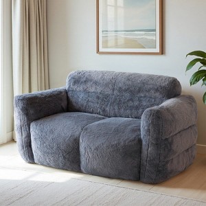 MAXYOYO Bean Bag Loveseat, Oversized Bean Bag Chair Floor Sofa for Living Room Bedroom - 1 of 4