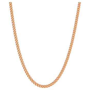 Tiara Sterling Silver Curb Chain Necklace