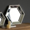 Rectangle Vintage Silver Mirror,Wall Mirror Decor,Mirrored Display Tray,Distressed Mirror Wall Decor For Living Room,Hanging Mirror-The Pop Home - 4 of 4