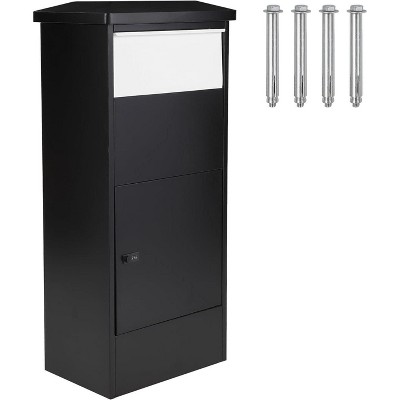 Acekool Anti-Theft Parcel Drop Box, Steel Mailbox with Combination Lock, Weatherproof Package Storage for Porch or Curbside