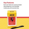 School Smart Retractable Hybrid Gel and Ink Pens, Black, Pack of 48 - 4 of 4