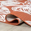 JONATHAN Y Tobago High-Low Two-Tone Monstera Leaf Floral Indoor/Outdoor Area Rug - 4 of 4
