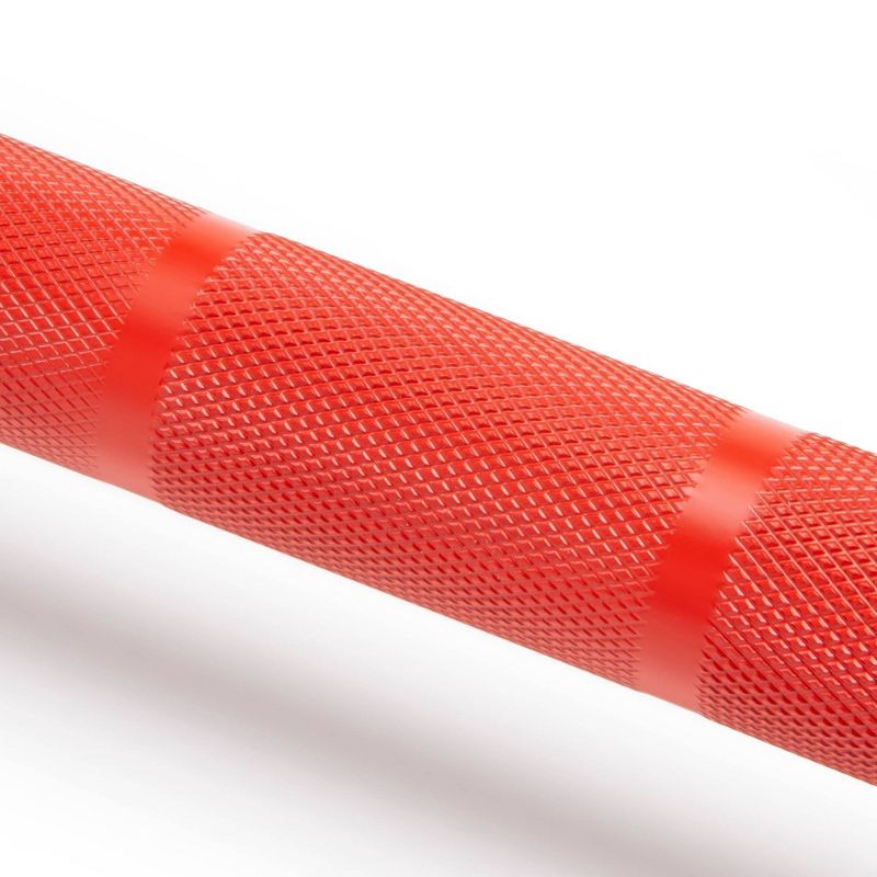 Marcy Olympic Weight Bar - Red/Black, 4 of 12