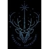 Men's Harry Potter Stag Patronus Line Art Pull Over Hoodie - 2 of 4