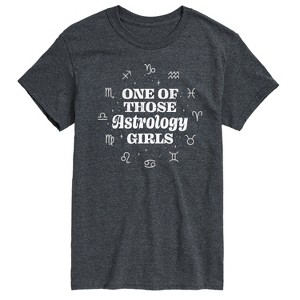 Men's - Instant Message - One Of Those Astrology Girls Short Sleeve Graphic T-Shirt - 1 of 4