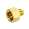 Unique Bargains Fit Air Gas Line Refrigeration Brass SAE 45 Degree Flare Plumbing Connectors - 3 of 4