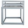NicBex Twin over Twin Bunk Bed Wooden Bed Frame Low Height Design with Ladder and Full Length Guardrail, No Box Spring Required - 4 of 4