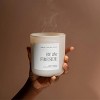 Sweet Water Decor By the Fireside 15oz Tan Matte Jar Soy Candle - 2 of 3