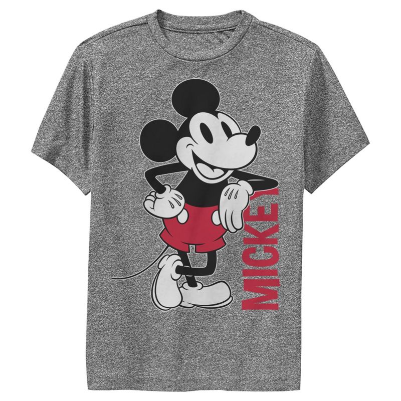 Boy's Disney Mickey Mouse Vintage Lean Performance Tee, 1 of 5