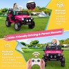 JOYRACER 24V 2-Seater Ride-On Toys Truck for Kids, 2×200W Motors, Electric Toys Car w/ 4 Wheels Spring Suspension, 3 Speeds, LED, Bluetooth Music - 4 of 4