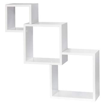 Dolle Cascade Floating Boxes Wall Shelf - White