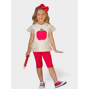 Apply Ever After Ruffle Top and Legging Set Mia Belle Girls - 1 of 4