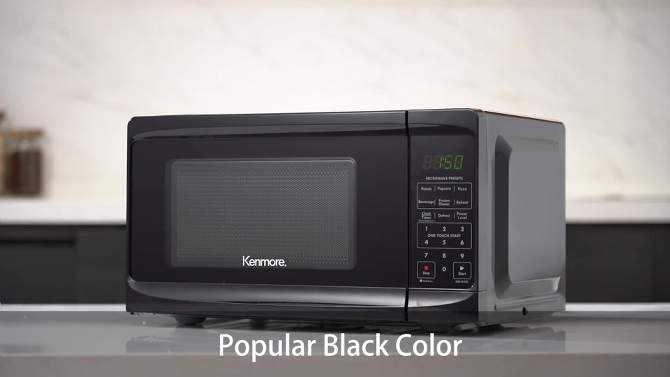 Kenmore 0.7 cu-ft Microwave - Black, 2 of 9, play video