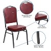 Emma and Oliver 4 Pack Crown Back Stacking Banquet Chair - 4 of 4