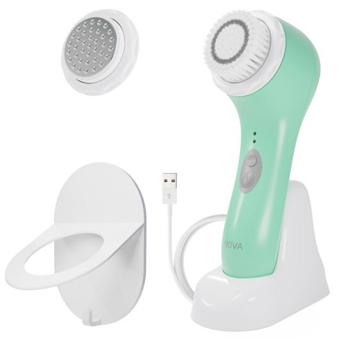 Spa Sciences Nova Sonic Facial Brush With Antimicrobial Brush 