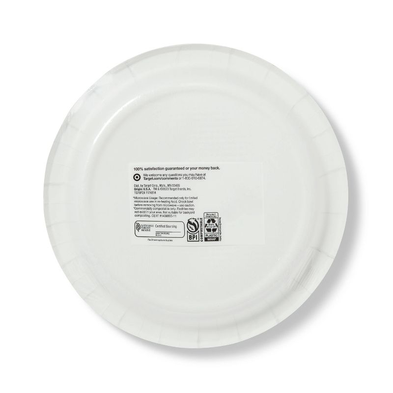 Disposable Plate 10&#34; - Green Dot - 24ct - up &#38; up&#8482;, 3 of 4