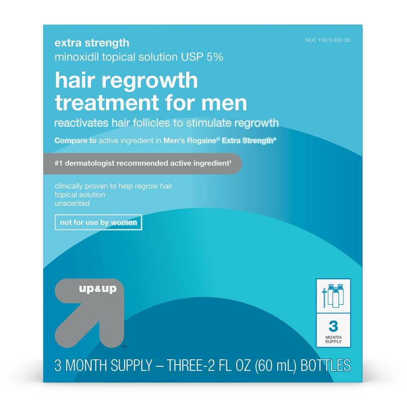 Hair Regrowth Treatment for Men - 3ct/2 fl oz - up &#38; up&#8482;, 1 of 9
