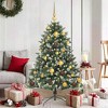 vidaXL Artificial Christmas Tree with 150 LEDs Green 85 x 85 x 120 cm - 2 of 4