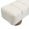Lyngins 50"/64" PU Ottoman Bench,End of Bed Entryway Bench,Dining Bench for Dining Room,Living Room,Bedroom,No-Assembly,300 LBS Weight Capacity - 3 of 4