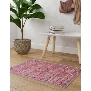 Unique Loom Maahru Collection Area Rug - Waxing Moon - 1 of 4