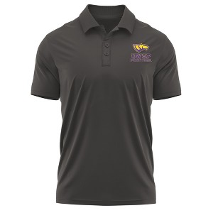 University of Wisconsin-Stevens Point Adult Polo Left Chest Logo, Athletic Heather - 1 of 4