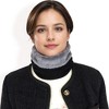 Anna-Kaci Women's Ribbed Knit Neck Warmer with Fleece Lining for Winter Warmth and Comfort - 2 of 4